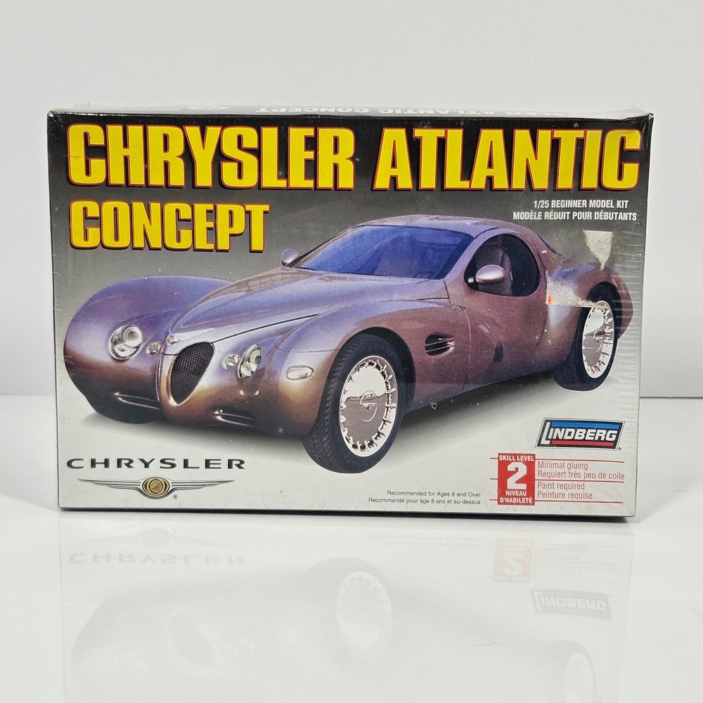 Lindberg Chrysler Atlantic Concept 1/25 Scale Model Kit 72712 Skill Level 2 NEW